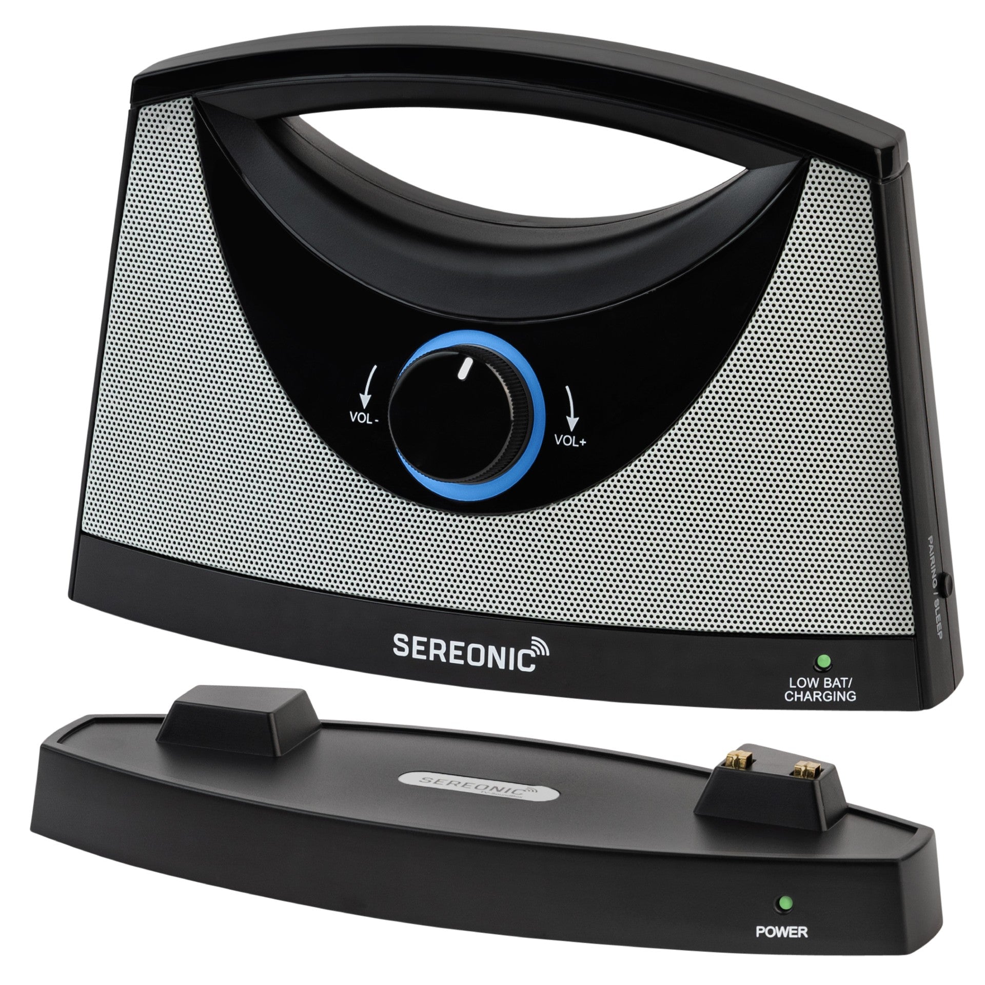 En links Onschuld Wireless TV Speakers for Hard of Hearing Senior Citizens - TV SoundBox –  Serene Group, Inc.
