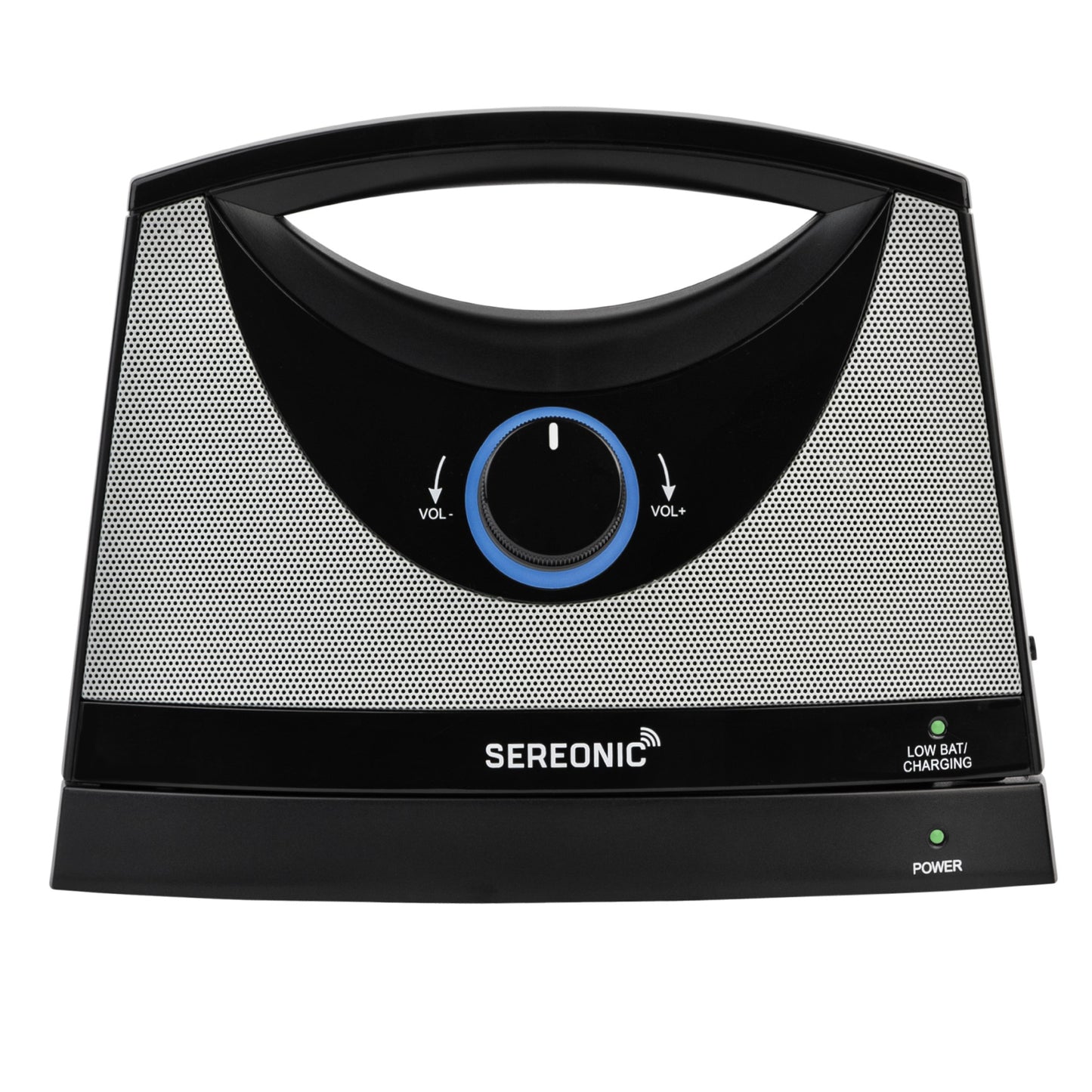 SEREONIC Portable Wireless TV Speakers for Smart TV - Black & Grey