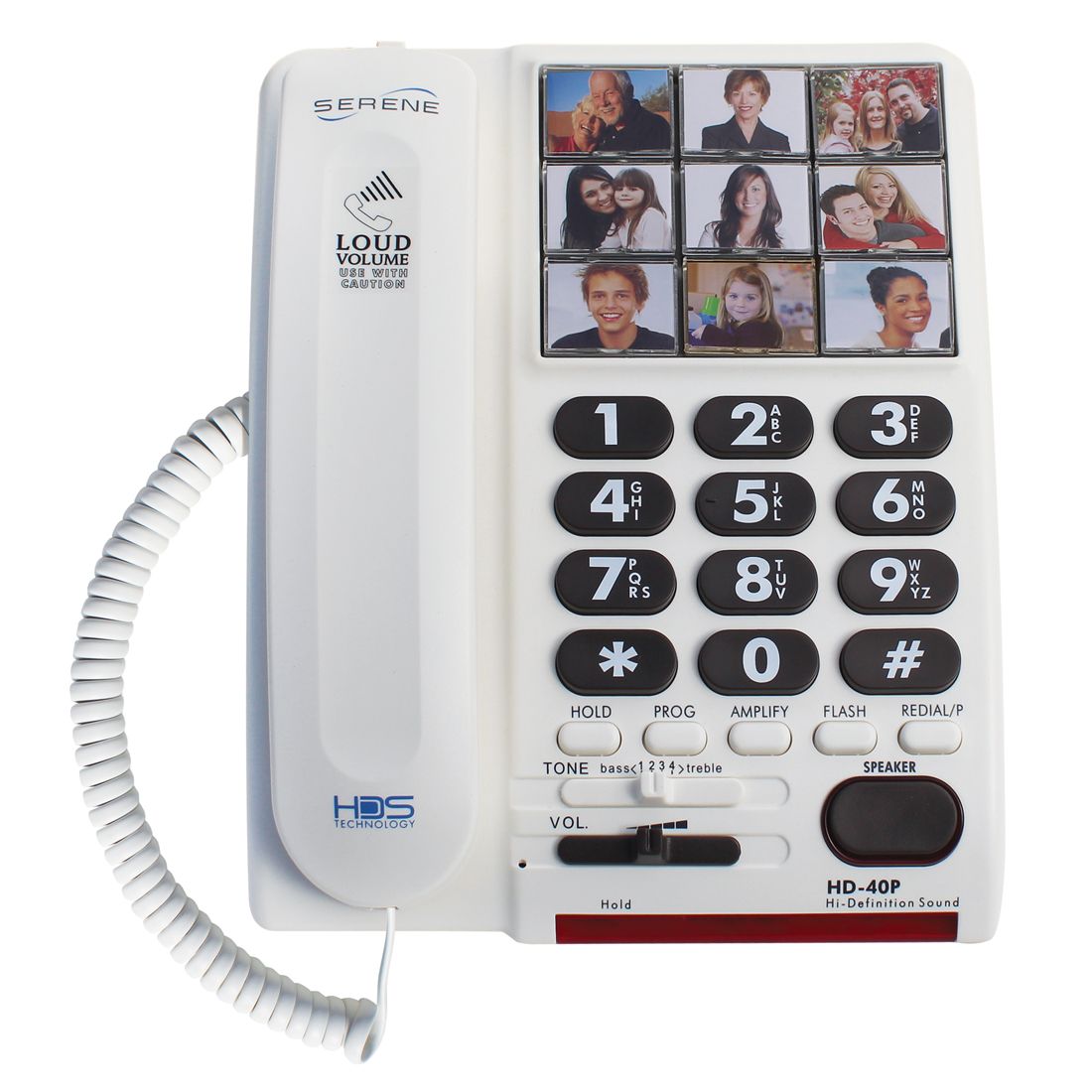 Amplified Big Button Landline Phone With Photo Buttons