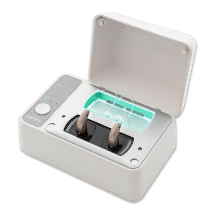 Dry and Charge Hearing Aids Simultaneously with QRDY
