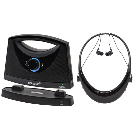 TV-SoundBox with Wireless Earbuds