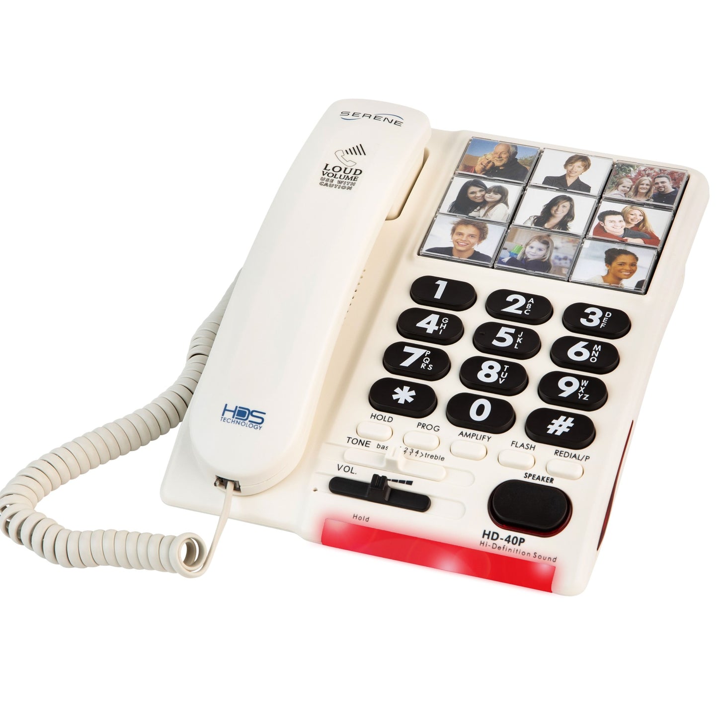 Amplified Big Button Landline Phone With Photo Buttons