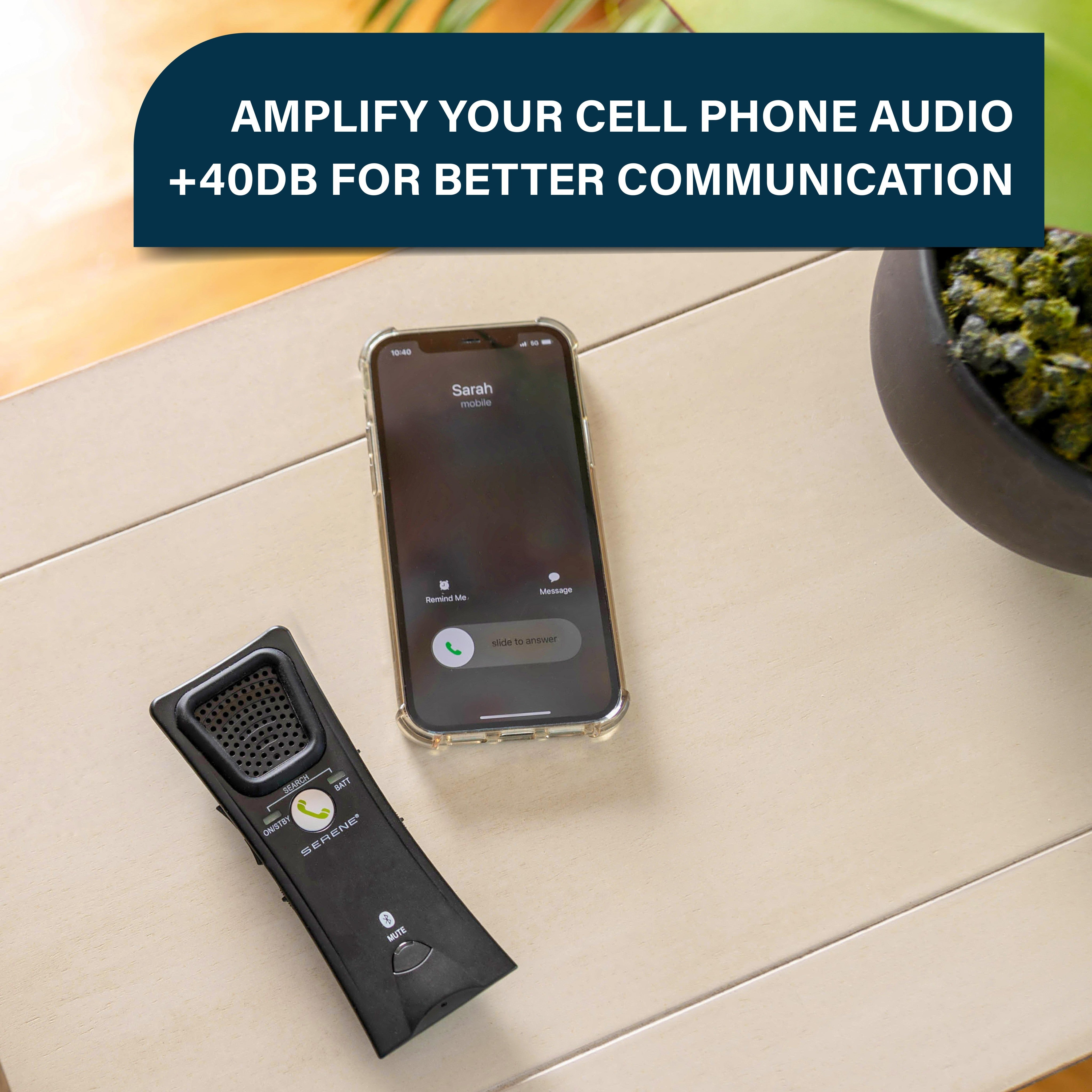 Portable Cell Phone Amplifier for Hearing Impaired Model SA40