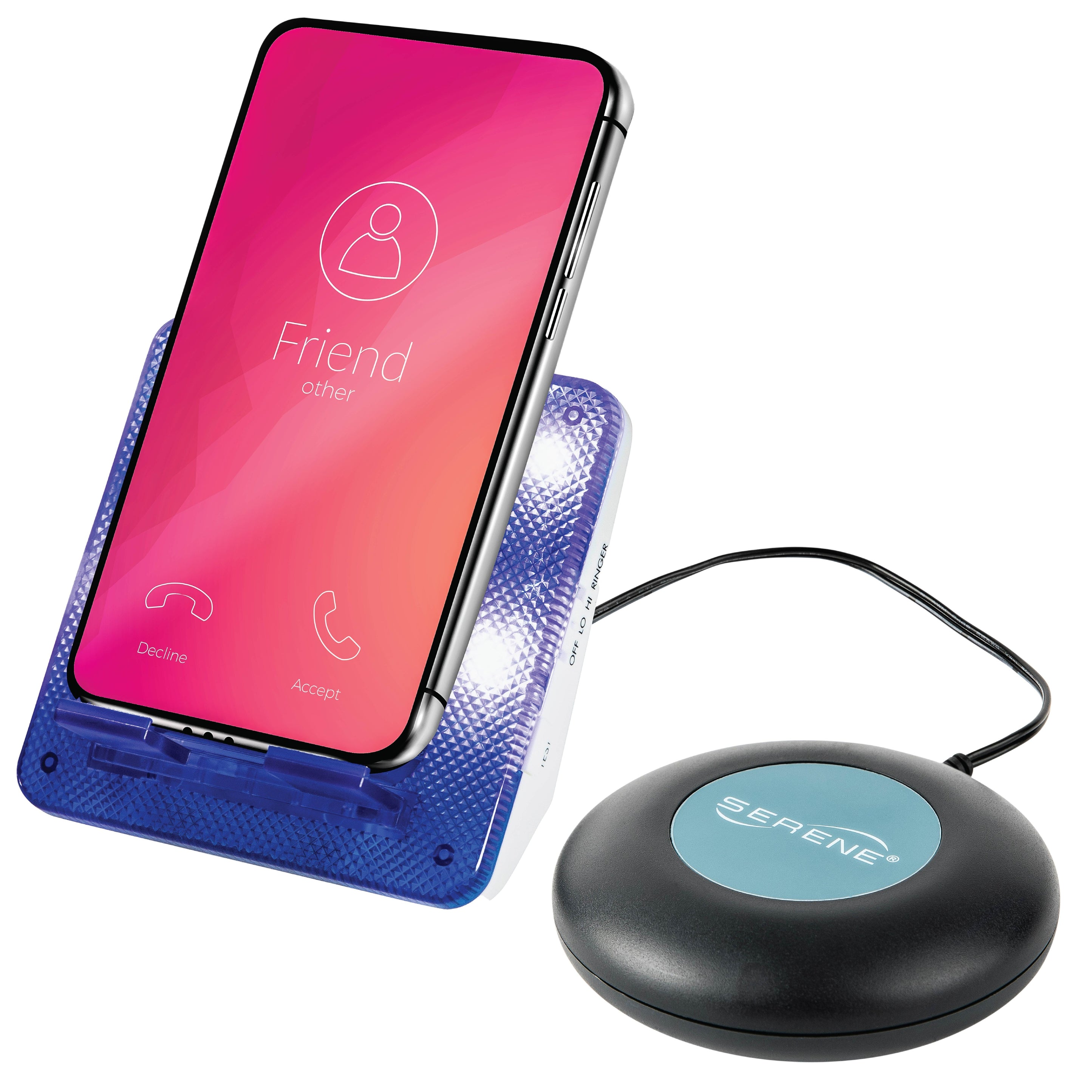 Cell Phone Ringer Amplifier & Telephone Ringer Amplifier with bed