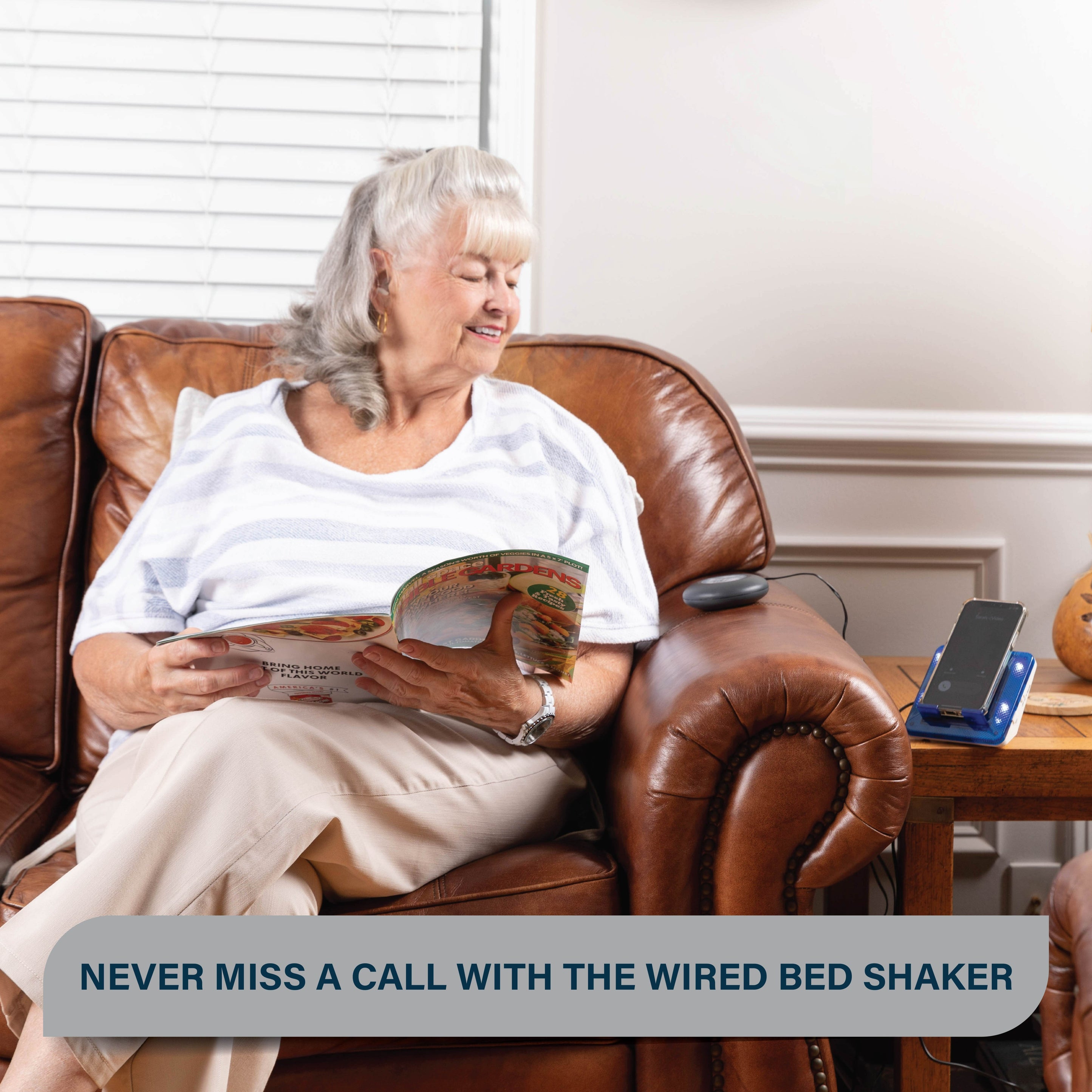 Cell Phone Ringer Amplifier & Telephone Ringer Amplifier with bed