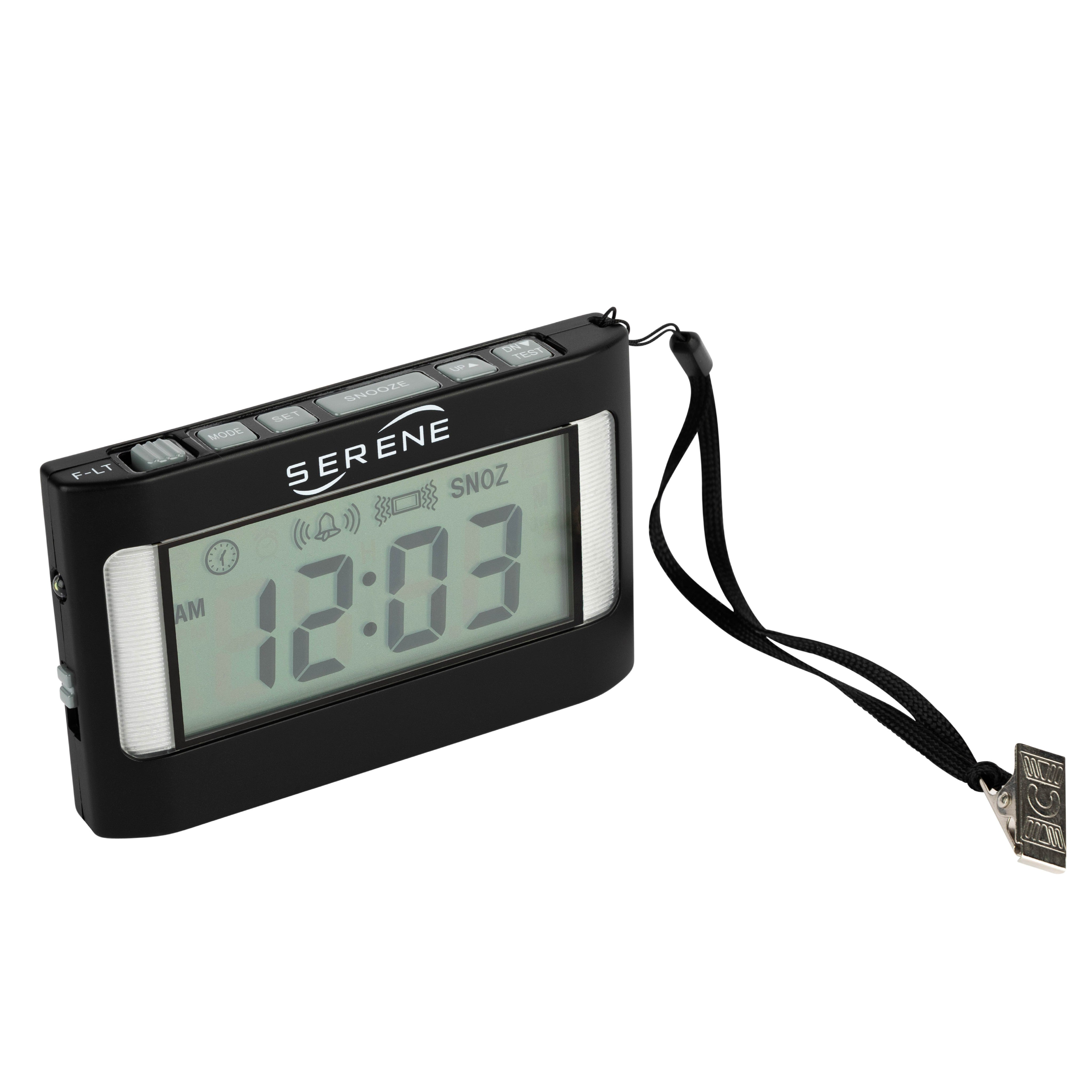 Vibrating Alarm Clock for Hard of Hearing & Heavy Sleepers Model VA3