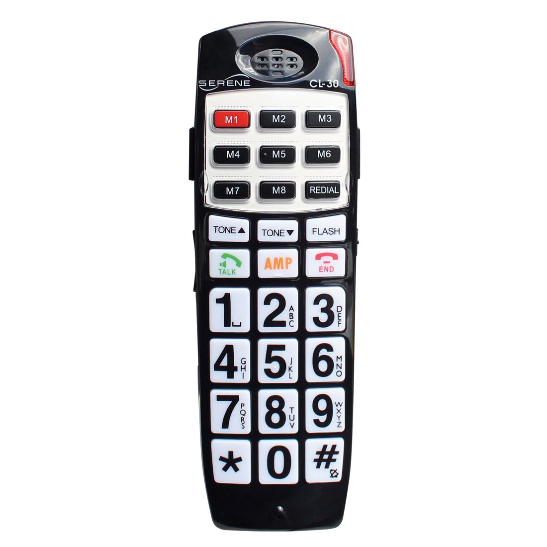Big Button,  40+dB Amplified Cordless Phone With Talking CID