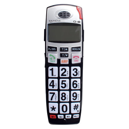 Big Button, Loud Volume 50+dB, Amplified Cordless Phone With Talking CID And Talking Keypad