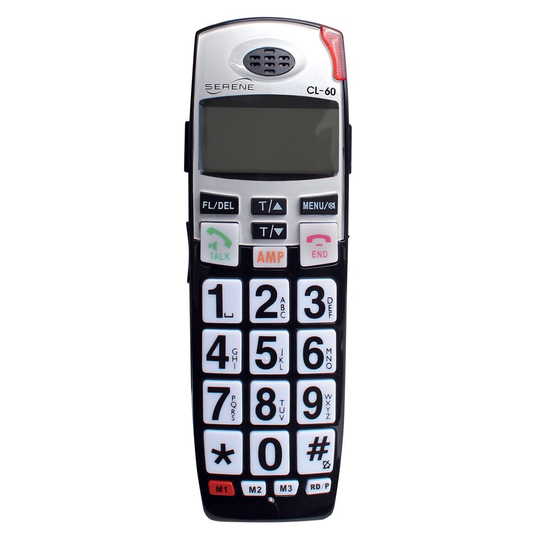 Big Button, Loud Volume 50+dB, Amplified Cordless Phone With Talking CID And Talking Keypad